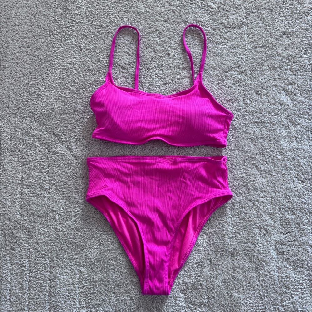 Vibrant Pink Bikini Set